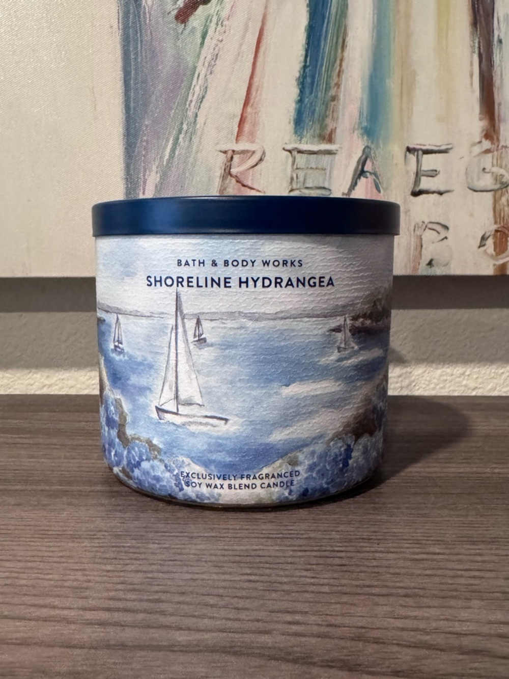 Shoreline Hydrangea Candle Bath and Body Works